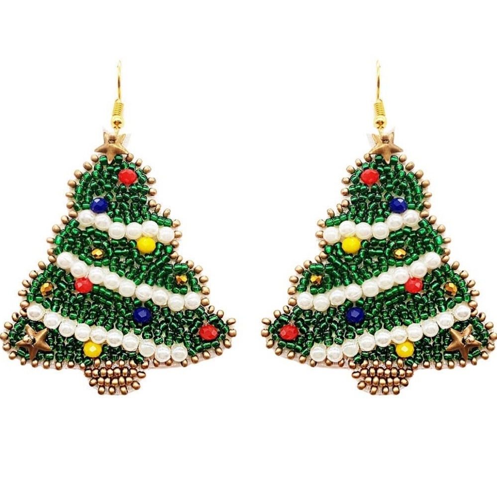 Beaded Christmas Trees